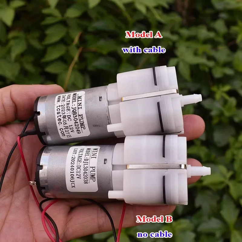 1PCS DC 6V-12V Large Flow Micro 36MM Diaphragm Air Oxygen Pump Negative Pressure Suction Vacuum Pump DIY Inflator Seat Massager