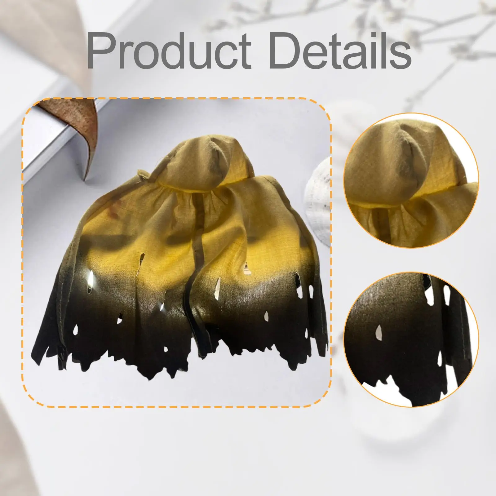 Ropa de figura de acción 1:12, capa de ropa en miniatura con sombrero, accesorios de minifiguras de tela de moda, disfraz de muñeca para 6 pulgadas