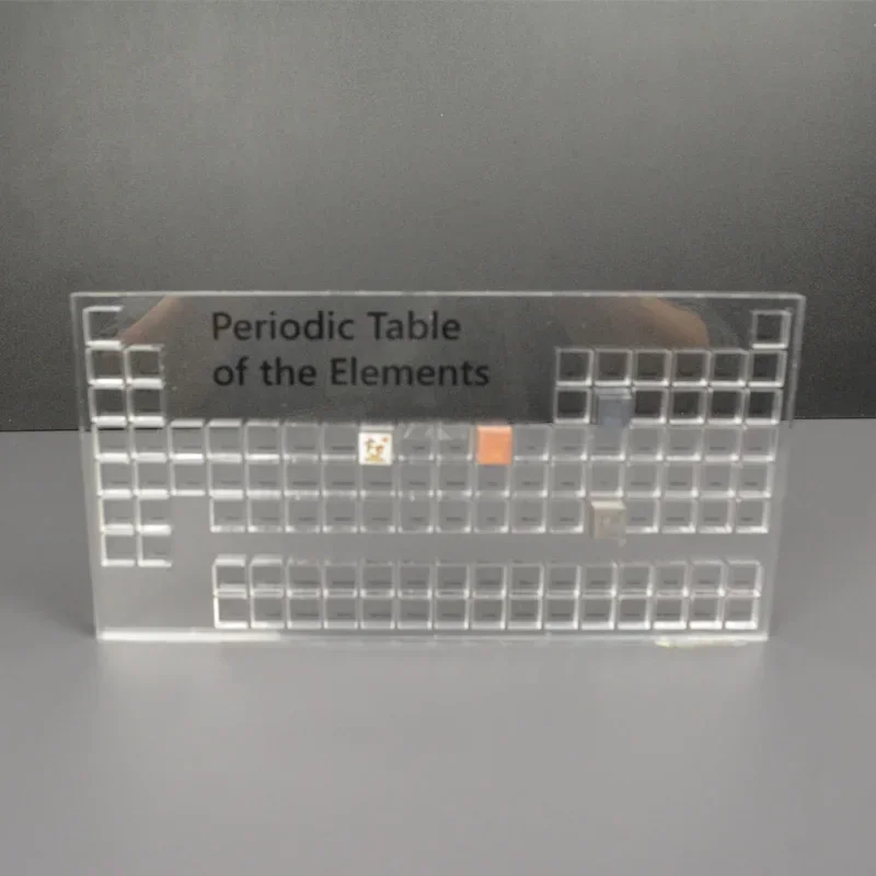 Element Cube Collector Box Acrylic Box 10mm Grid Element Cube Collection Element Periodic Table Storage Boxes