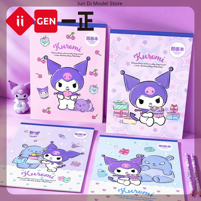 

Iigen Sanrio Characters Coloring Book With Thick Pages, Kawaii Drawing Art Supplies For Kids Students School & Creative Gift