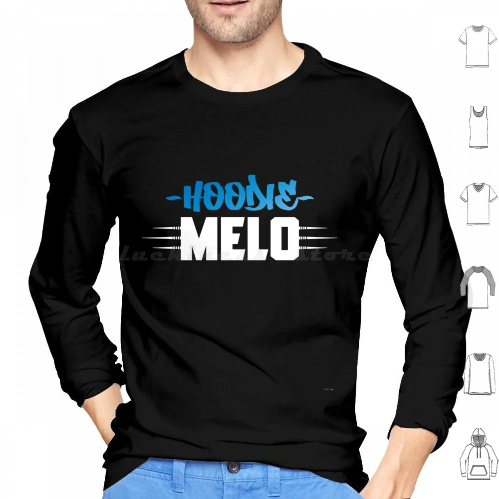 Sudadera con capucha Melo Sudadera con capucha de algodón de manga larga Melo Carmelo Anthony Carmelo Anthony 2k Knicks de baloncesto Nueva York Ny Okc Thunder City