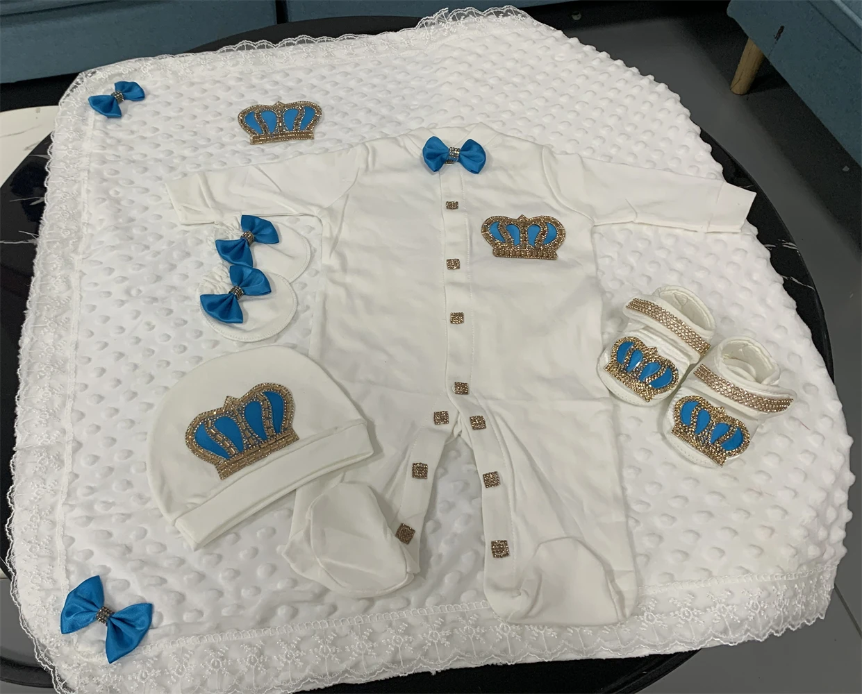 dollbling-5pcs-crown-baby-girl-hospital-exit-newborn-baby-girl-bling-outfits-baby-girl-layette-set-personalized-outfit