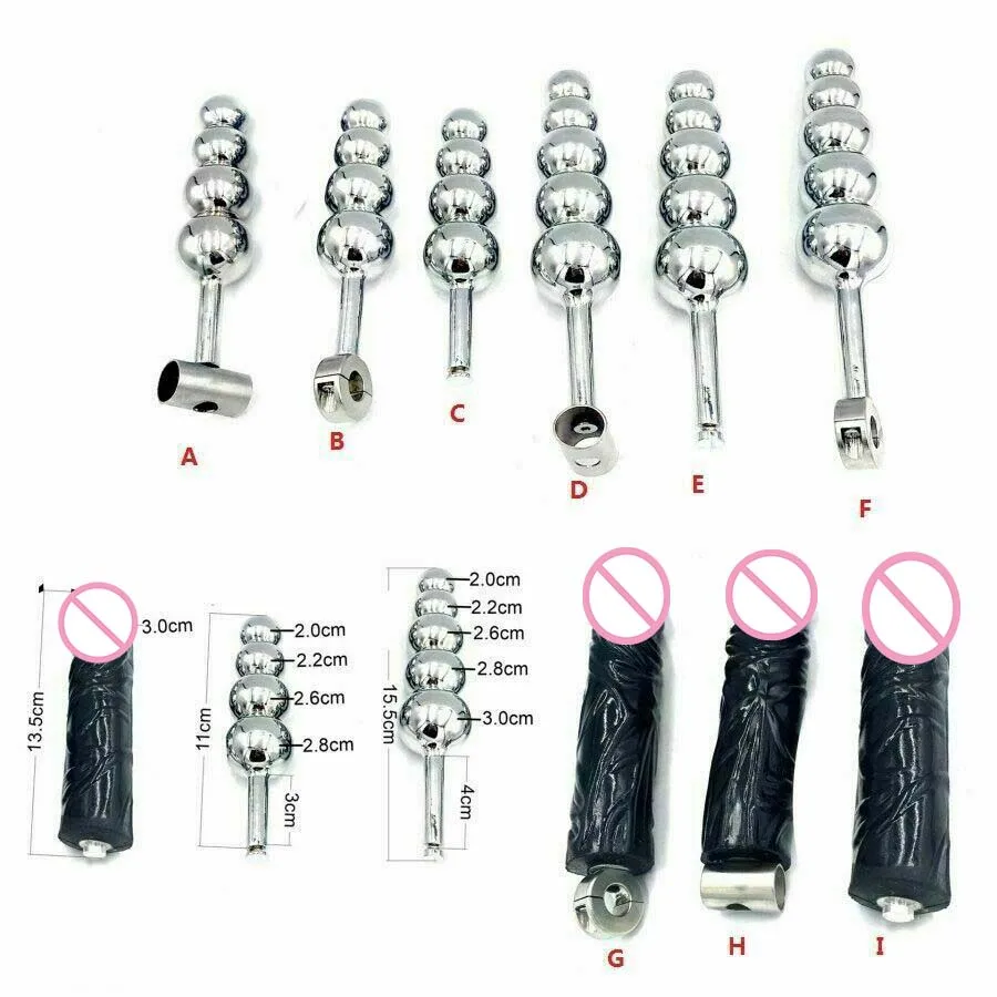 Removable Chastity Belt Accessories Anal Beads Anus Vagina Plug Silicone Dildo 4/5 Ball Sex Toys Men Women Couples Masturbator