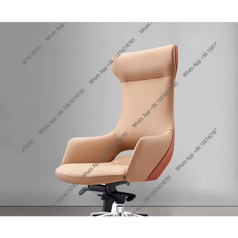 M5 Office Furniture Light Luxury Boss Chair Simple Modern Leather Comfortable Waist Support Sedentary And Not Tired Class Chair