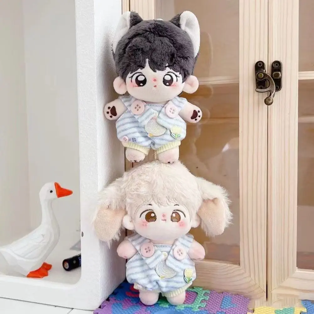 

Suit Hoodie Cotton Doll Clothes Suspender Pants Kawaii No Attributes Dolls Clothes Dress Up Sweet Develop Hands-on Ability