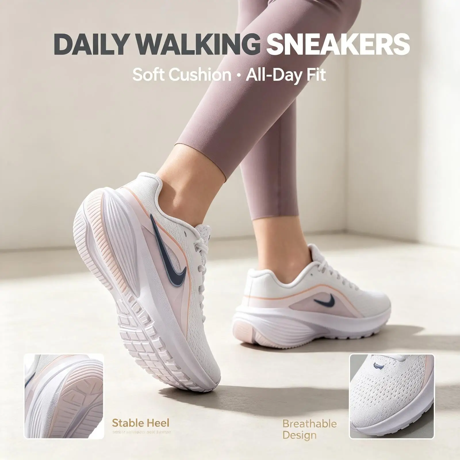 Nike Women's Sports Downshifter 14 Fitness Training Cushioning Wear-Resistant Running Shoes Ib1899-104
