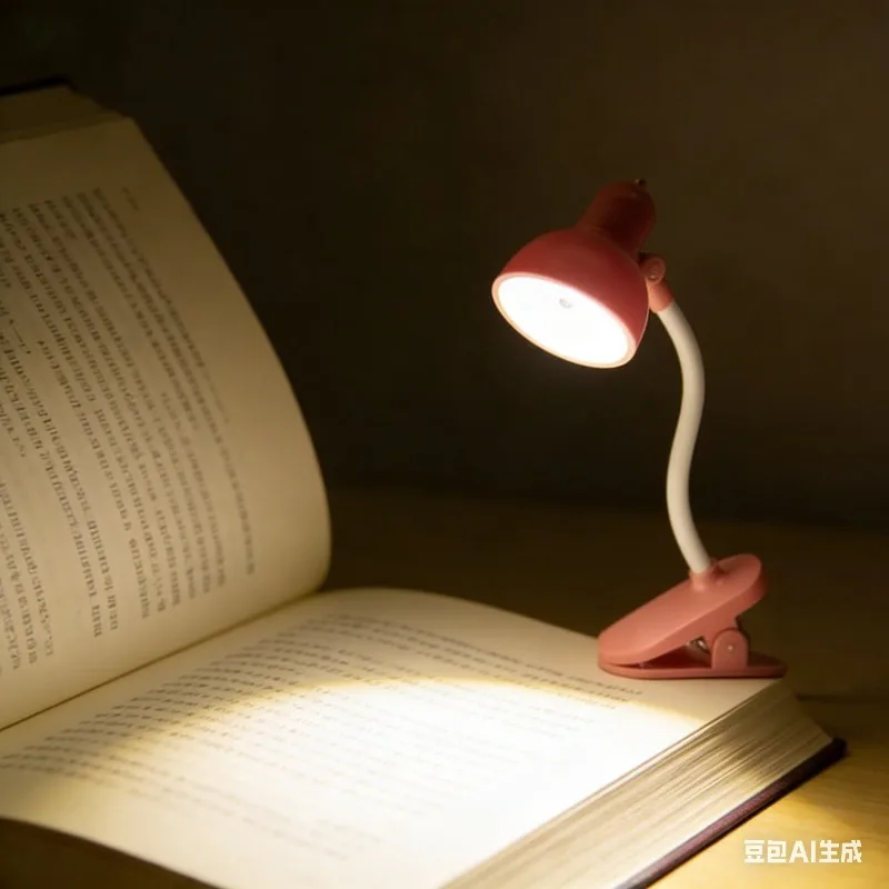 Mini Book Light With Clip LED Table Lamp Foldable Night Home Room Computer Night Lights Eye Travel Book Light Home Appliance