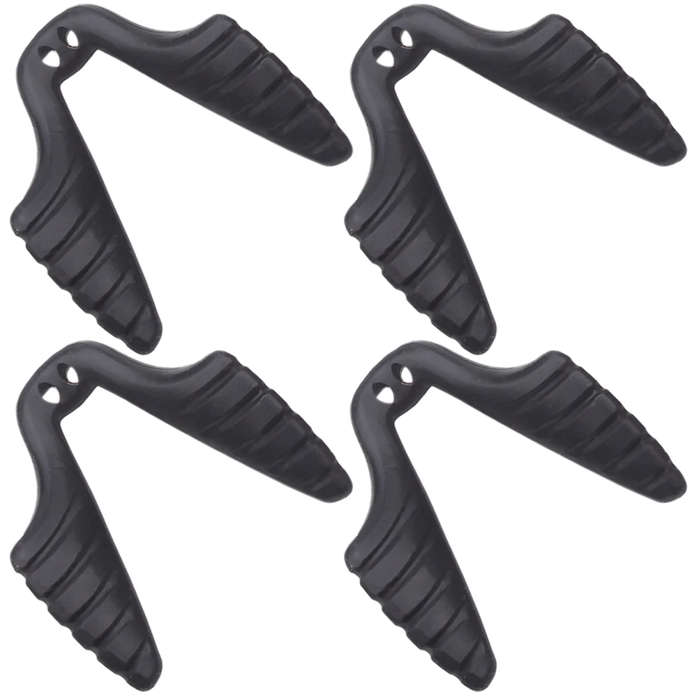 

4 Pcs Sports Sunglasses Nose Pads for Full-frame Cushions Eyeglasses Screw Comfortable Bridge Silica Gel