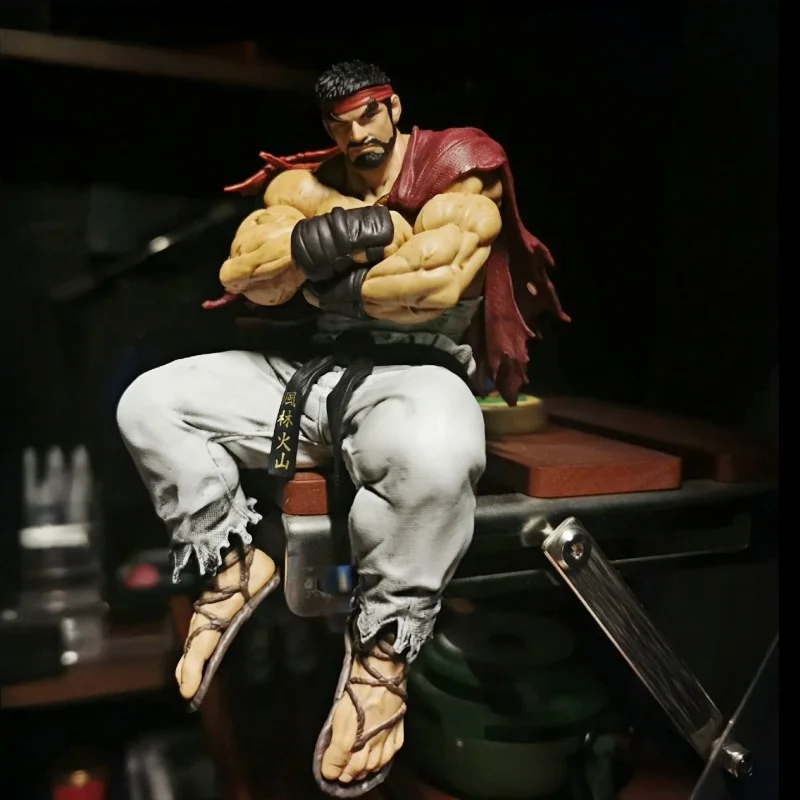 

In Stock Original Anime Street Fighter Ryu Action Figure 6 Pm Perching Collectible Toy Noodle Stoppe For Fans And Collectors