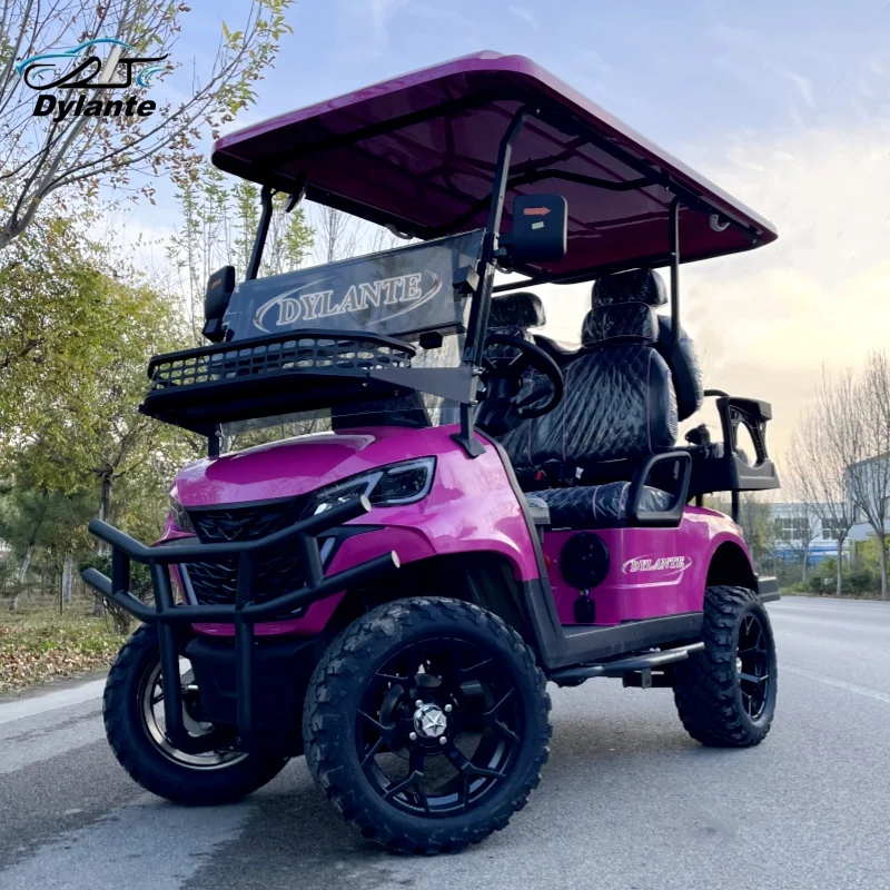 

China Professional Manufacturer Of Gas Golf Cart With Solar Panel Powered 2 4 6 Seater Electric Golf Cart Custom Free Design