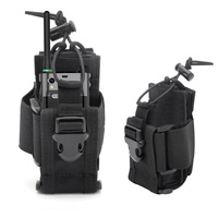 Molle Walkie Talkie Pouch Soft Holster Universal Wireless Radio Door Holder for Motorola Station Cover Contact Device Case