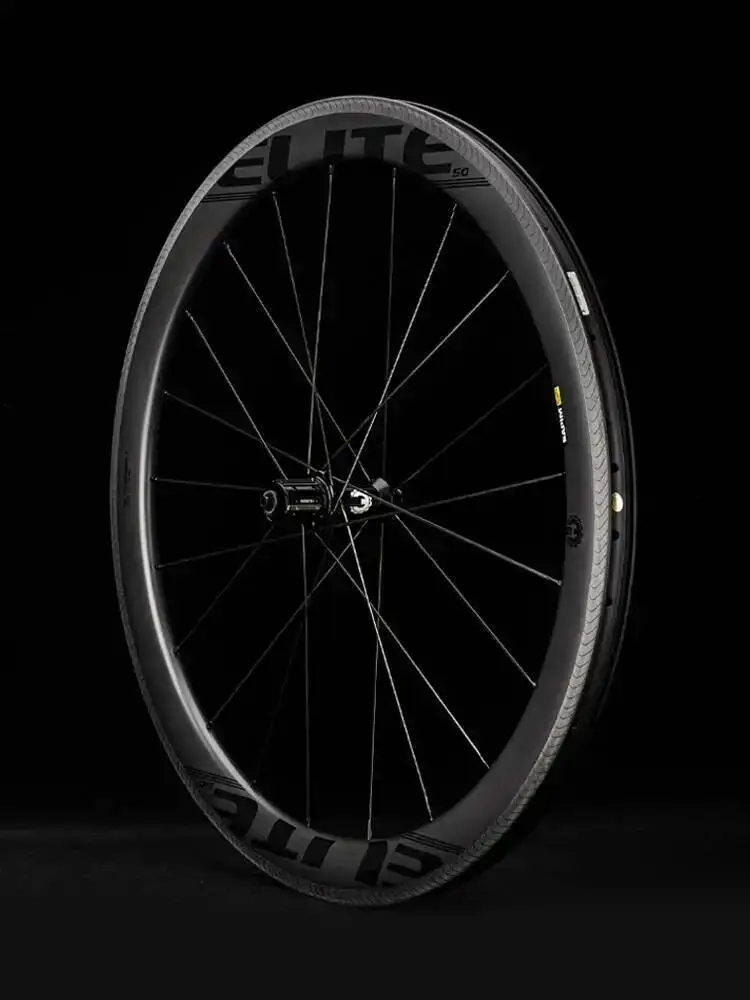 AliExpress NONE ELITEWHEELS EDGE Ultralight 1291g Carbon Wheelset for Road Bikes - Rim Brake 40mm/50mm Depth 36T Ratchet System Wing 20 Spokes