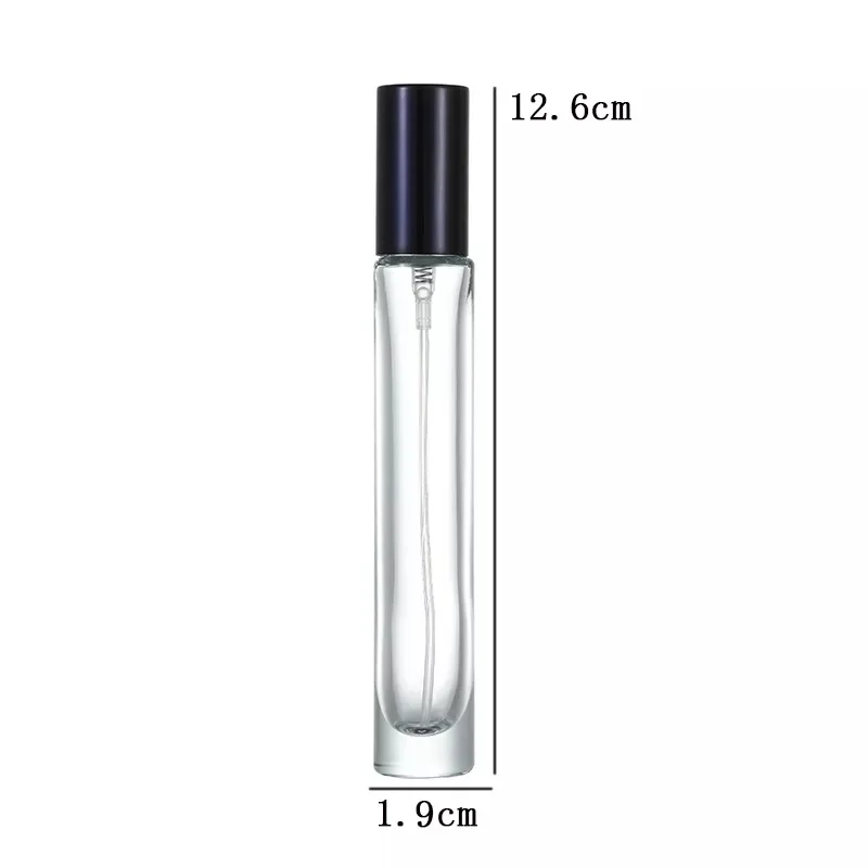 10ml Empty Perfume Bottle Travel Portable Glass Spray Bottle Exquisite Cosmetic Sample Vials Liquid Container Atomizer