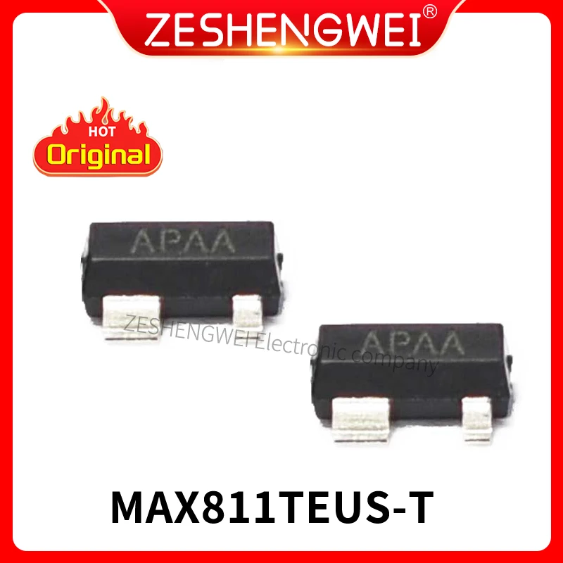 20PCS MAX811TEUS SOT-143 APAA MAX811T MAX811 3-Pin Microprocessor Reset Circuit