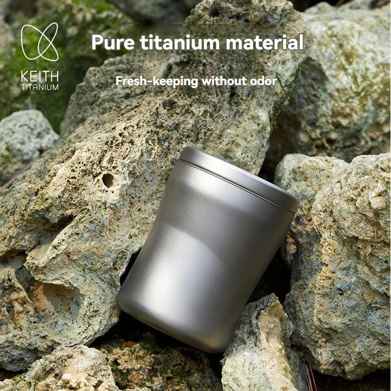 New pure titanium double-layer water cup couple cup coffee tea drinking water cup creative star trail cup