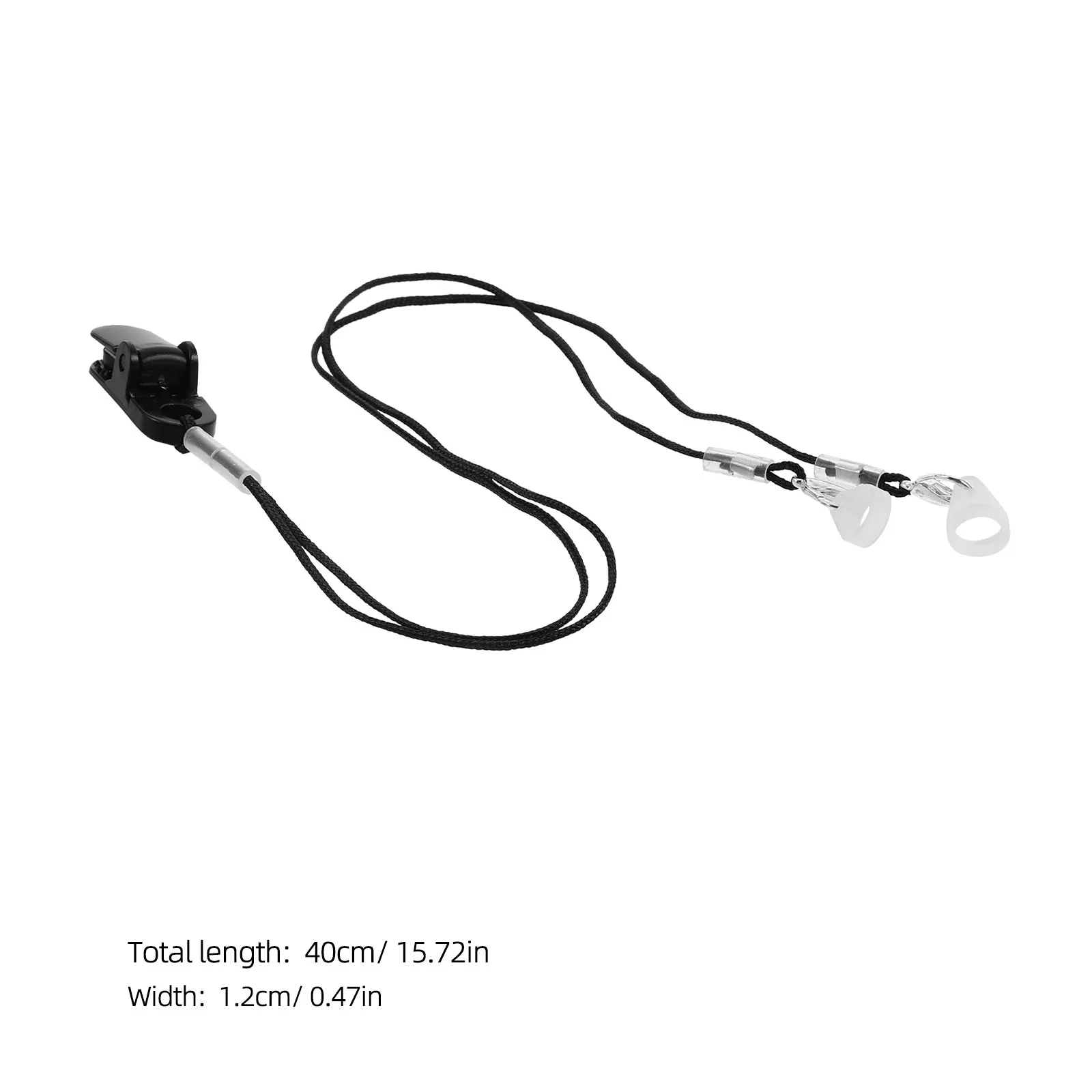 2Set Hearing Aid Accessories Anti-Loss Silicone Lanyard Strap Hearing Aid Retention Clip Protective Holder for Seniors Outdoor