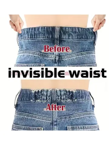 2 pieces Invisible belt tightener set Sewing tools Seamless trouser buckle adjuster