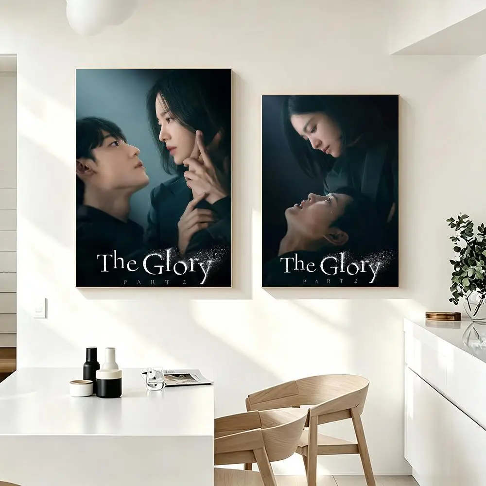 K‑drama The Glory Poster Poster HD Printing Fresh Elegant Style Wall Art Home Decor For Living Room Bedroom Gift
