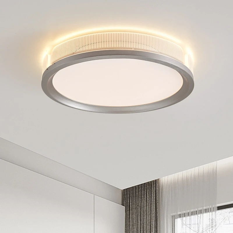 

SANDYHA современный минималистичный круглый светодиодный потолочный светильник, энергосберегающая защита глаз, идеально подходит для спальни, гостиной, домашнего освещения