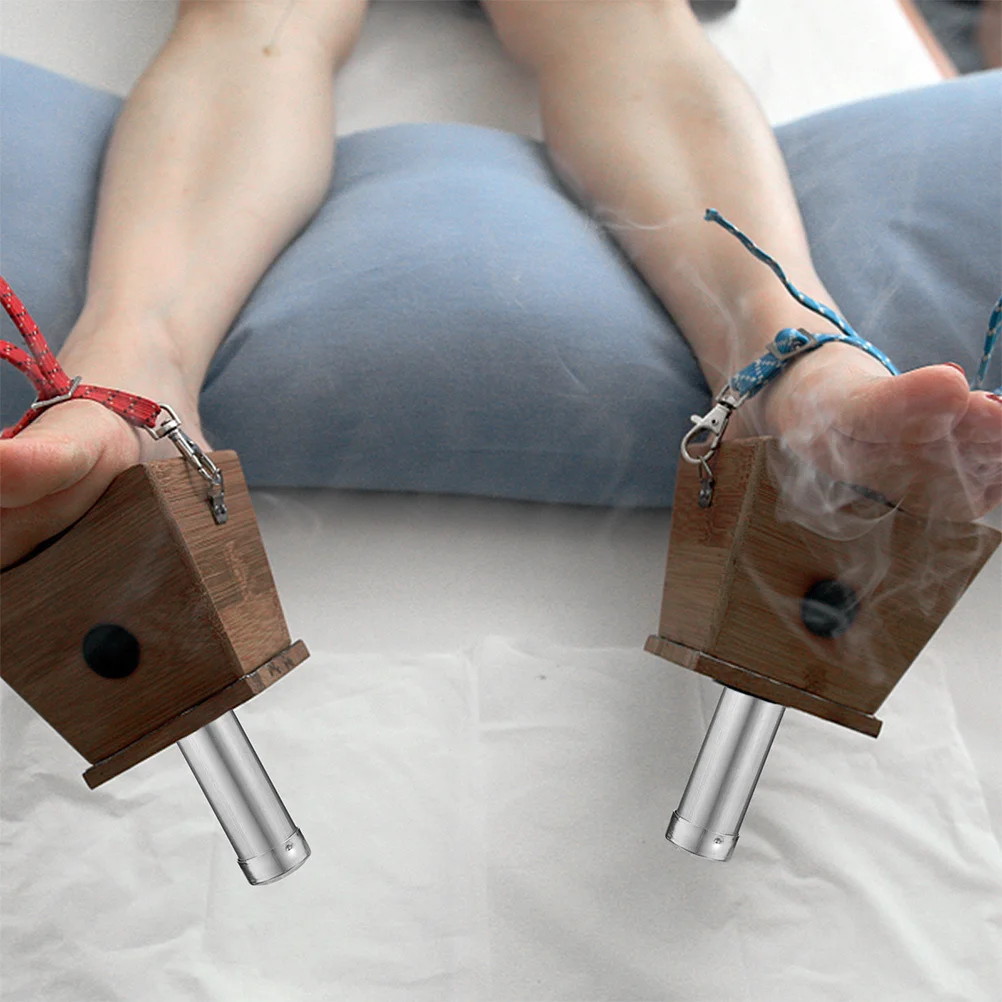 

6pcs Moxa Cone Pusher Premium Portable Moxibustion Tool Spring-Loaded Stick Holder Burner For Back Pain Arthritis Muscle