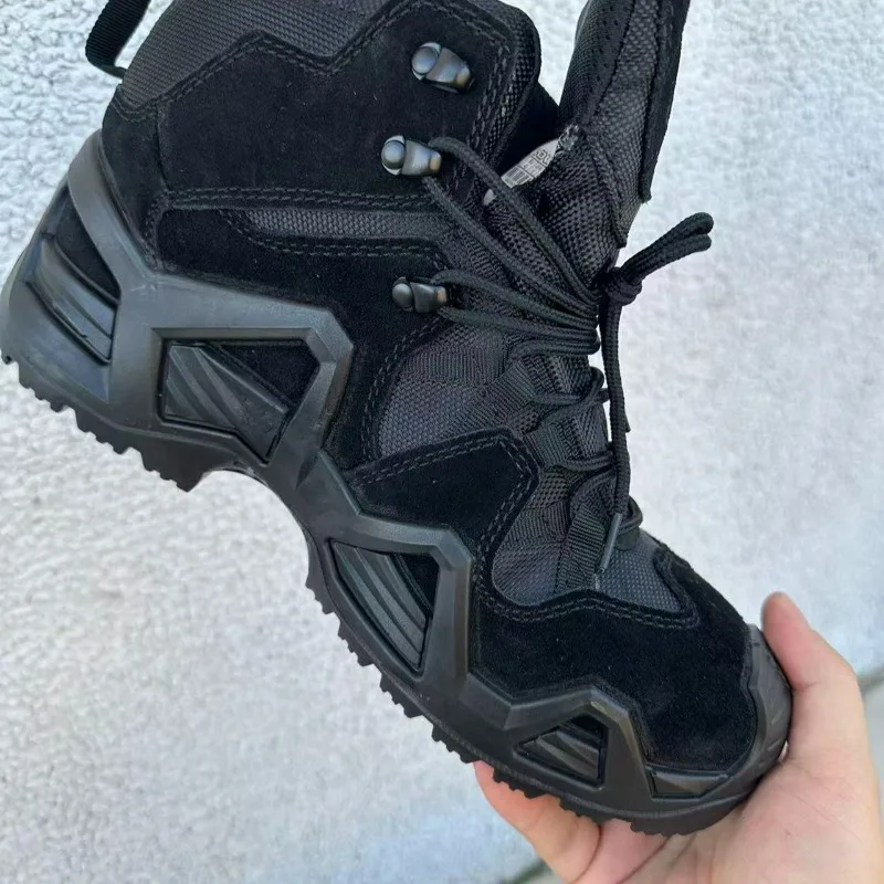 

Классическая брендовая уличная мужская обувь, черные, зеленые походные туфли для мужчин, Нескользящие треккинговые ботинки, мужская носимая горная обувь