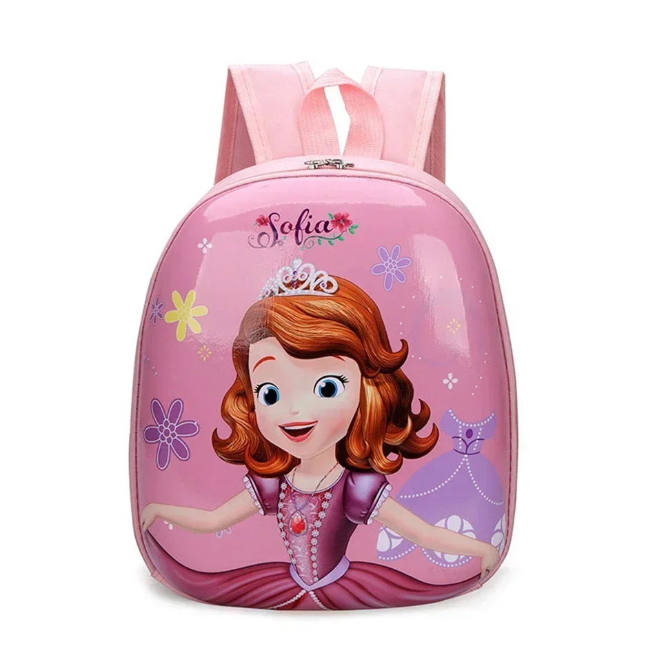 Disney-mochila con estampado de dibujos animados para niños y niñas, morral escolar con diseño de Frozen, princesa Elsa, Mickey, Minnie, Spiderman