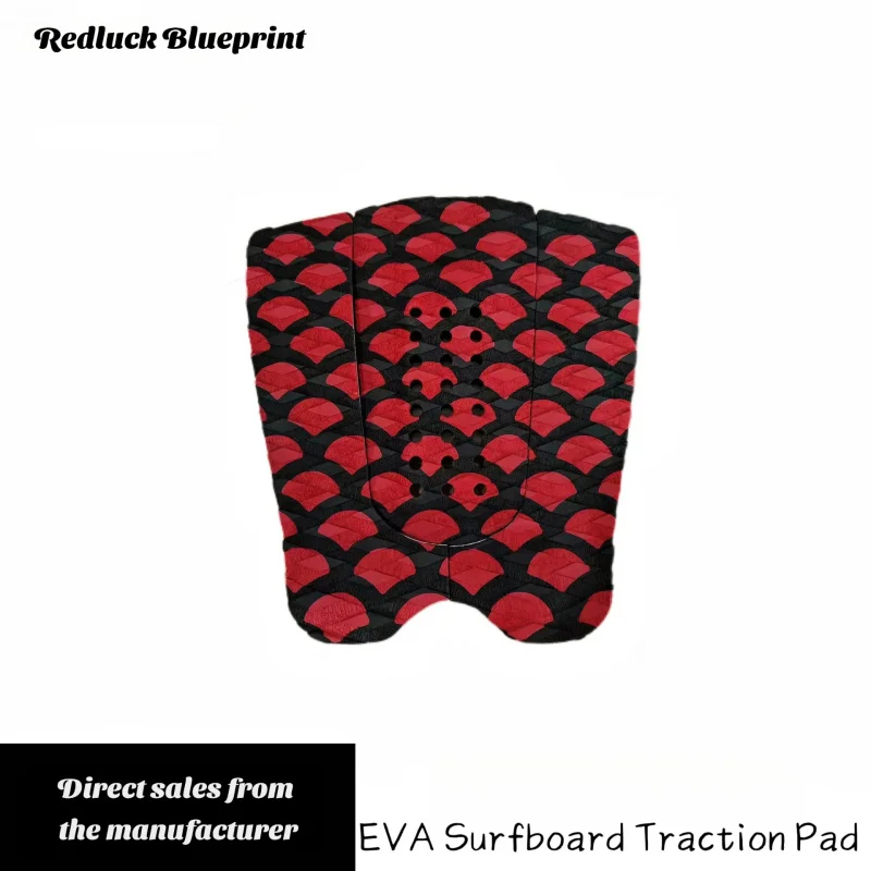 【Spot Factory】 Redluck Blueprint لوح ركوب الأمواج العالمي غير قابل للانزلاق ذيل رفرف لاصق دعم الأرضية إيفا لوح قصير القدم