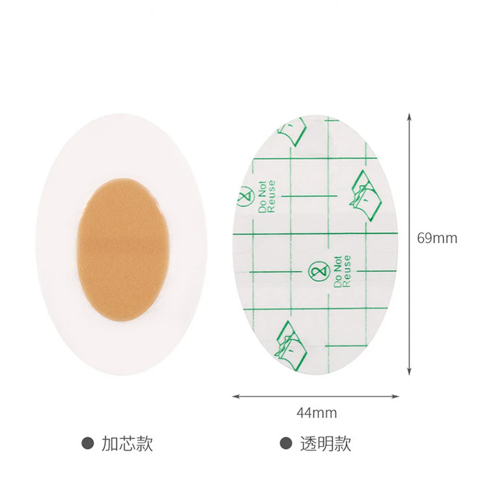 20ピース/セット足ヒールプロテクターパッチ防水足ソール石膏抗ブリスター摩擦足ケアパッドバックヒールステッカー包帯