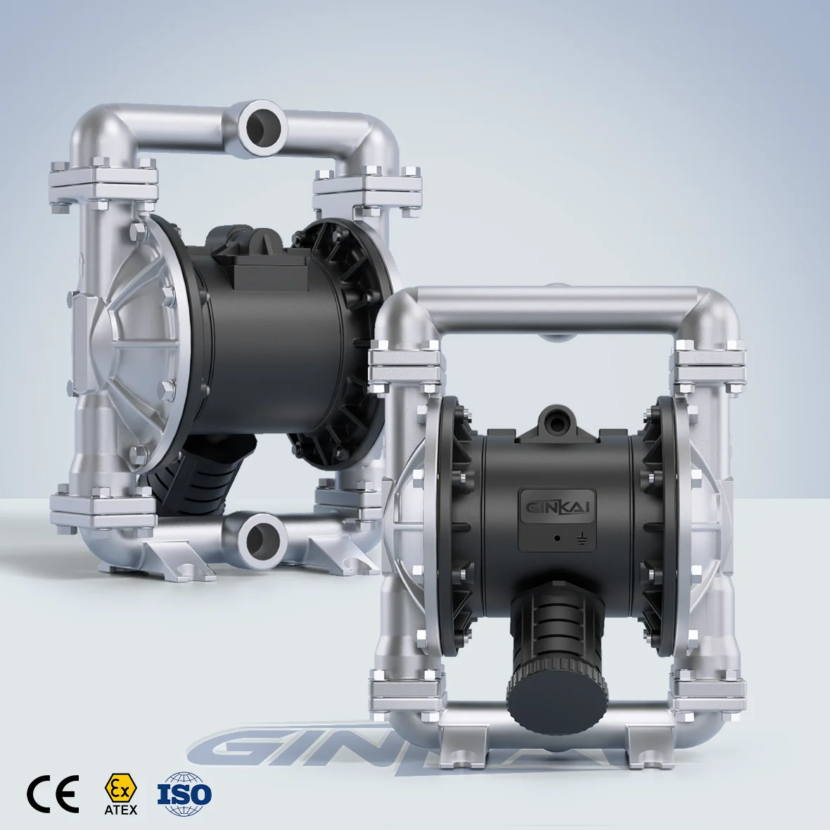 Food Grade Sanitary Stainless Steel Air Operated Double Diaphragm Pump Low Pressure Beverage Industrial Pump