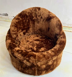 Shining Newborn Photography Props Wooden Sofa Baby Shooting Accessories Full Moon Baby Posing Props Baby Photo Chair Sofa