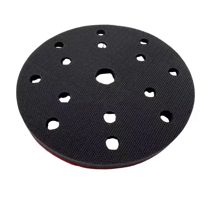 6 بوصة 150 مللي متر 15 ثقوب إسفنجة لينة واجهة الوسادة الرملي القرص ساندر دعم الوسادة ل مطحنة كهربائية ساندر #3