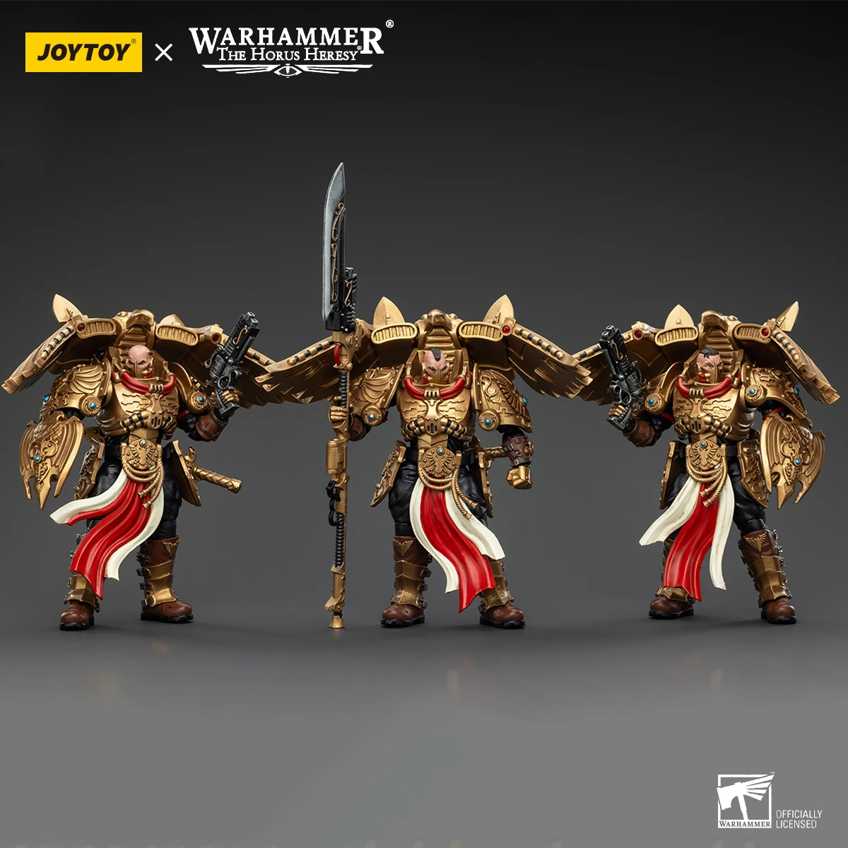 JOYTOY Warhammer Legio Custodes Action Figure Aquilon Terminator Squad Figurine Custodian Venatari Squad Joint Movable Model Toy