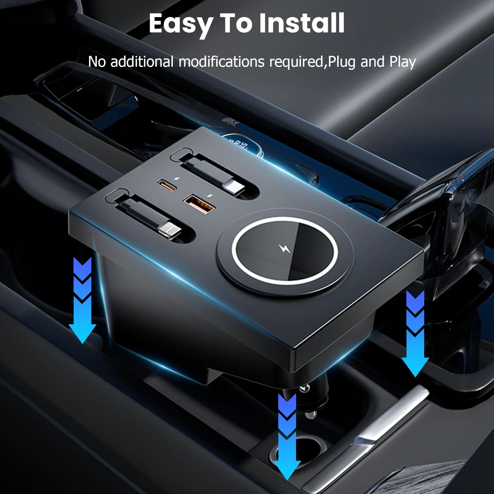 

Car Docking Station For Volvo XC60 XC90 S60 S90 V60 V90 Magnetic Adsorption Wireless Charging Holde Fast-Charging