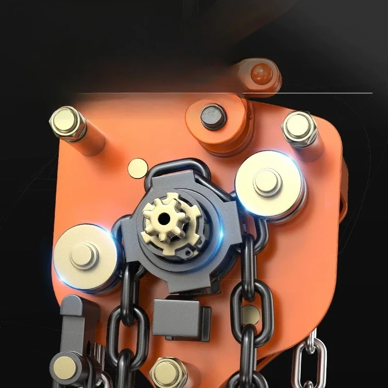 Chain hoist manual inverted chain VCB type triangular hoist hand pull small crane lifting