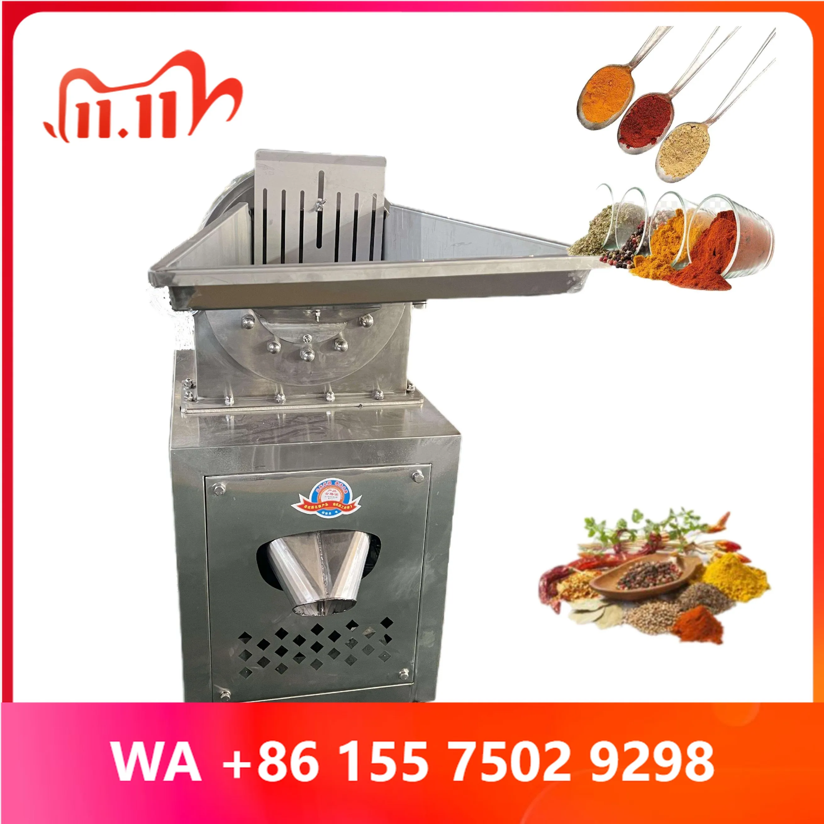 Dry Food Grinder Powder Wheat Grinder hine Flour Milling Powder Making