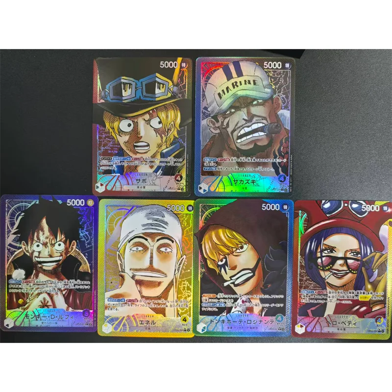 

Diy Proxy Opcg One Piece Japanese Ver Card Game Op05 Sabo Sakazuki Enel Monkey D luffy Belo Betty Collection Аниме Card
