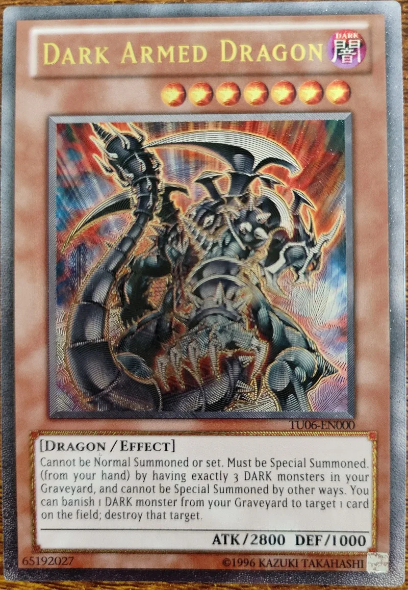 

Yu-Gi-Oh Dark Armed Dragon TCG UTR TU06-EN000 Children's Collectible Card Toy - Non-Original Hobby Item