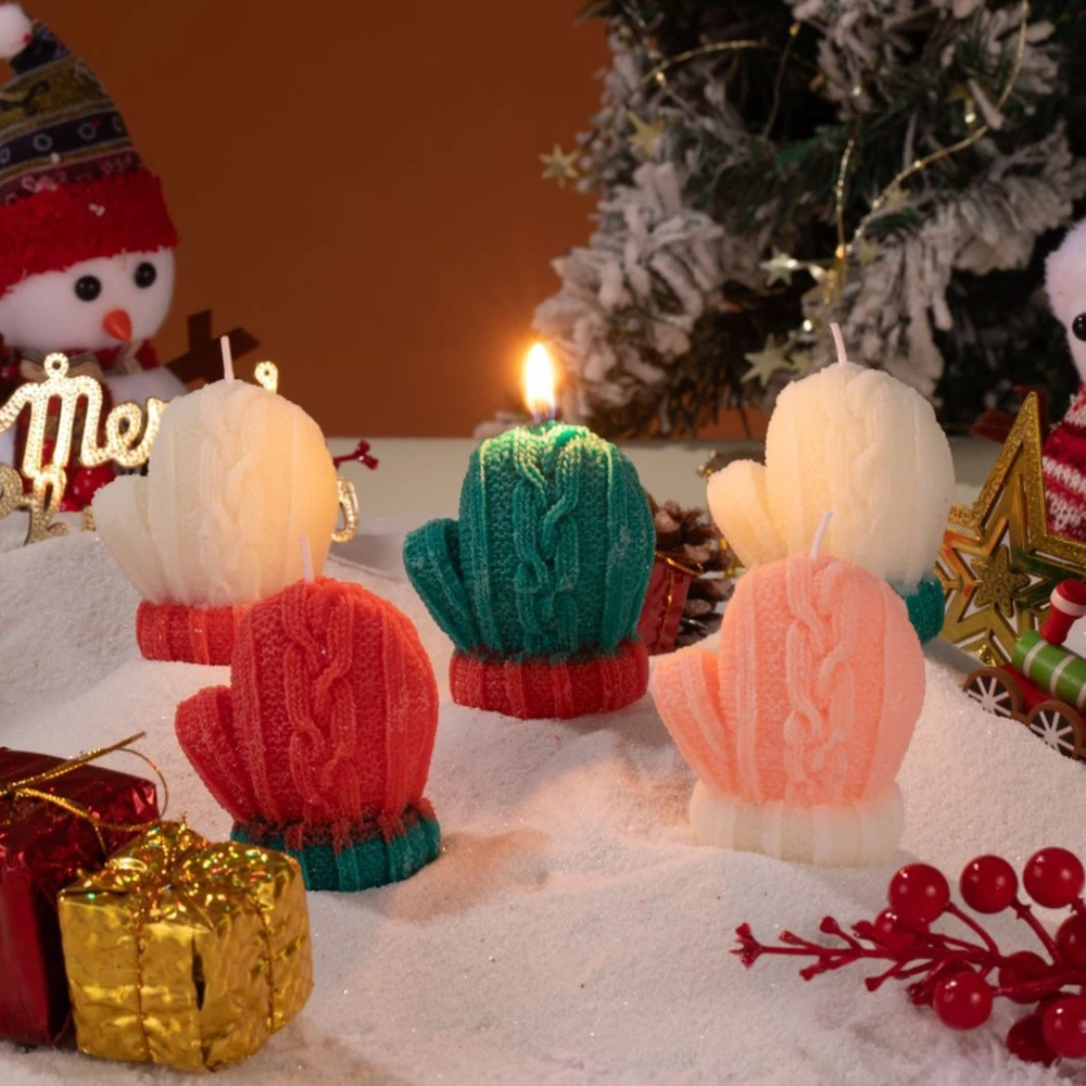 

Christmas Tree Aromatherapy Candles Soy Wax Decorative Ornaments Festival Atmosphere Props Handmade Gifts Christmas Candles