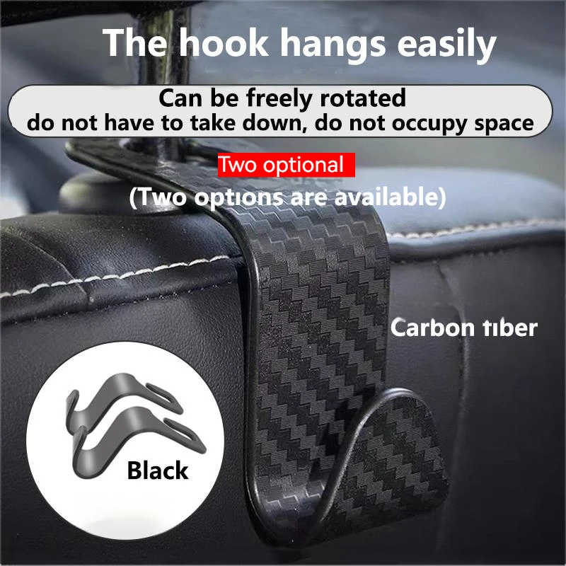 Automobile multi-functional universal seat hook automobile internal accessories, portable hanger support automobile back hook