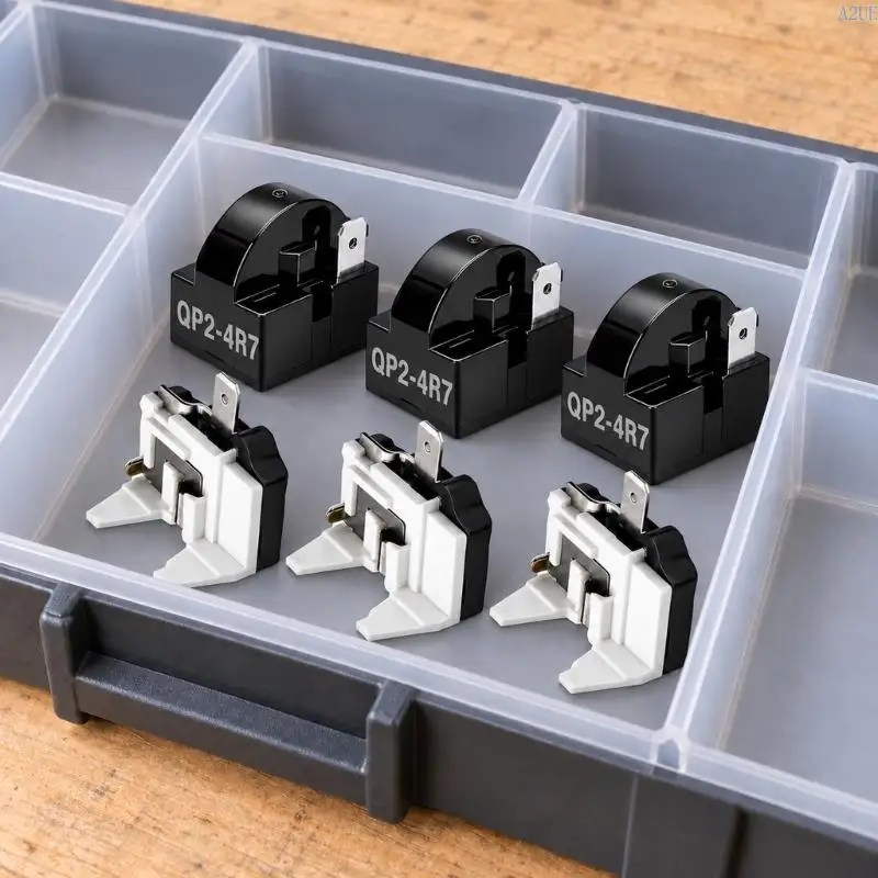 A2UE 3 Set QP2-4R7 Compressor with Paired Overload Compressor Parts