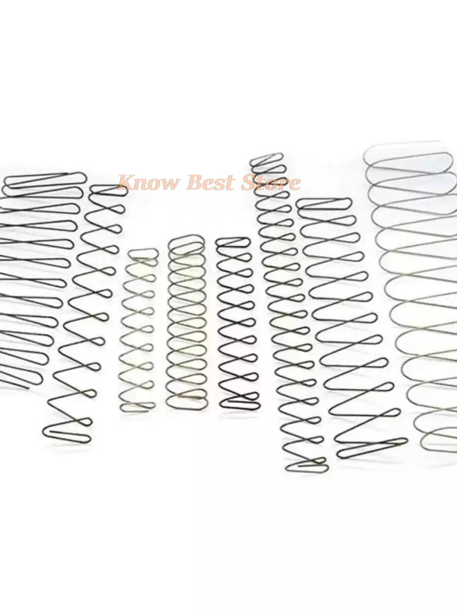 0.4 0.5 0.6 0.8 1.0mm Wire Extension Spring Steel Coil Compression Magazine Square Rectangular Spring 150 180 200 300mm  Length