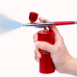 Pluma de esmalte en aerosol portátil, herramienta de acristalamiento de regadera de acero inoxidable, sin bomba de aire, PISTOLA DE PULVERIZACIÓN de pigmento, herramienta de cerámica para colorear