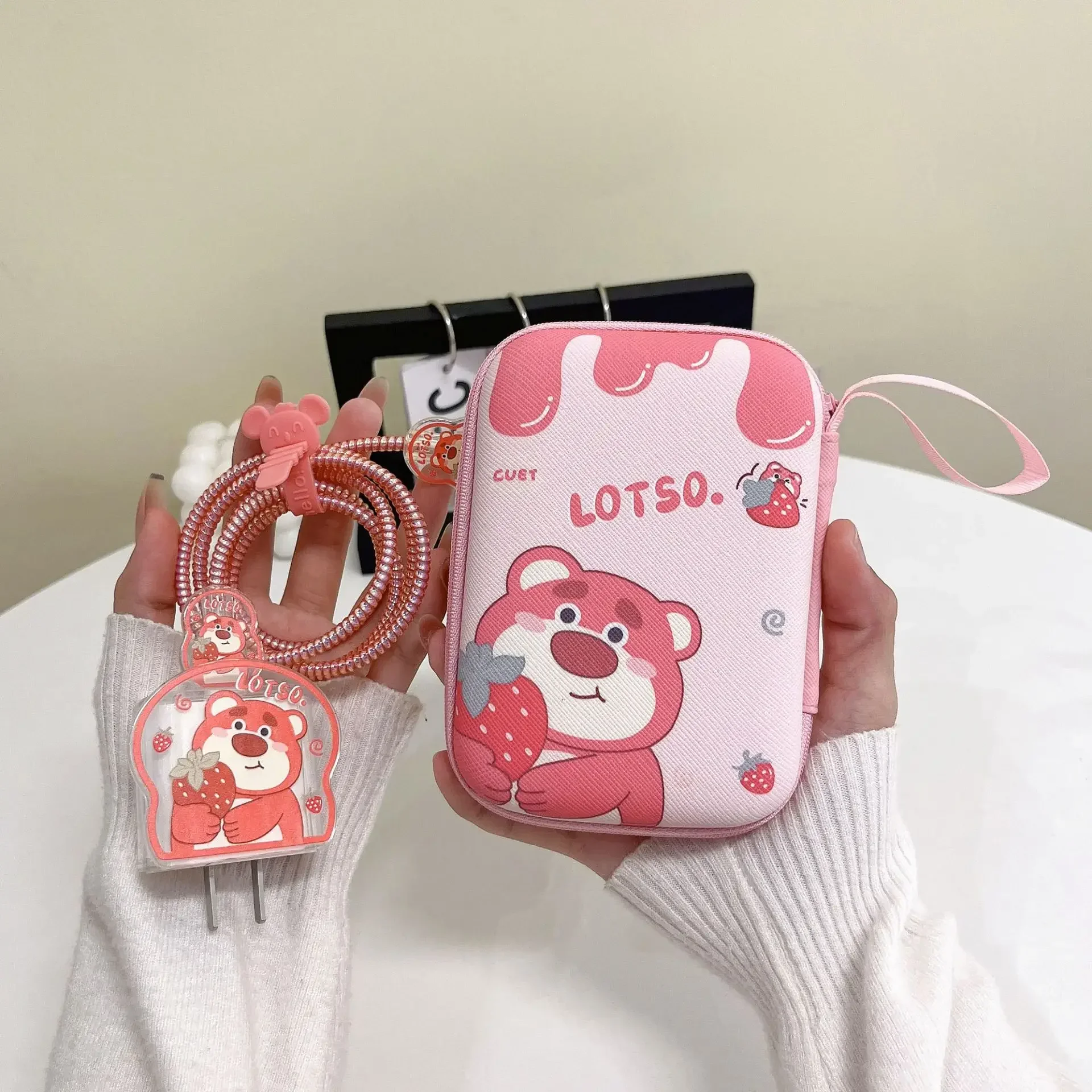 حامي كابل الكرتون آيفون / آي باد 18 واط / 20 واط شاحن حالة منظم الكابلات الهاتف سلك المنظم الملحقات إدارة الكابلات