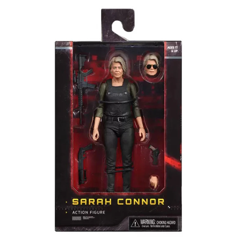 NECA Terminator Figure 2 Judgment Day T-800 Arnold Schwarzenegger Dark Fate Sarah Connor Action Figure Model Toy Doll Gifts