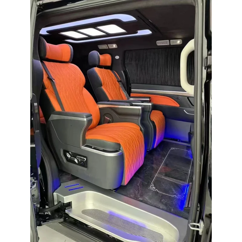 Fits Alphard, Coaster, Hiace, Luxury Custom Electric VIP Rear Seats for MPV, Limousine, Minibus & Camper Van Tuning