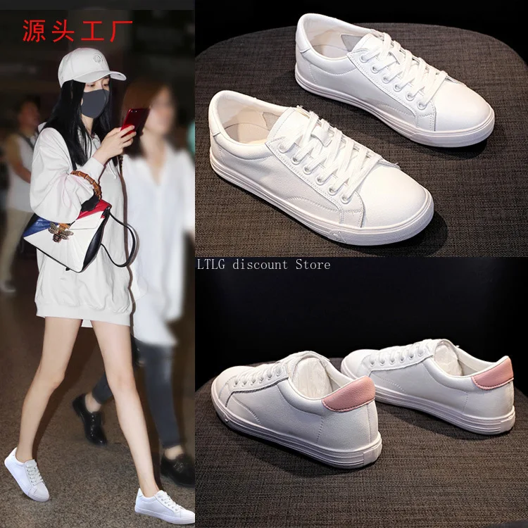 Schuhe für Frau Klassische Flache Mit Flachem Boden Modische Weiße Schuhe frauen Sport Atmungsaktive Casual Schuh Frühling Zapatos Mujer Cómodos