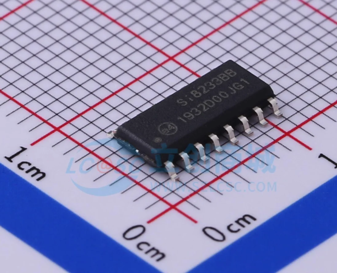 Produto genuíno, SI8233BB-D-IS1R, SOIC-16, 100% original, 5pcs