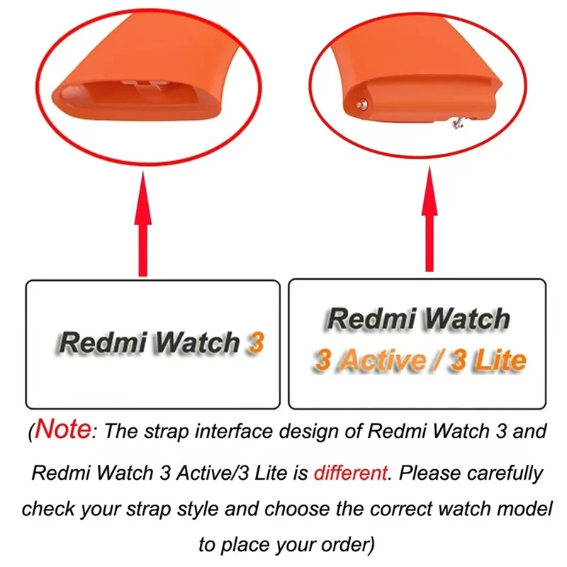 Silikonarmband für Xiaomi Redmi Watch 3 Armband für Redmi Watch 3 Armband Correa Ersatzarmband Zubehör – Detail 1