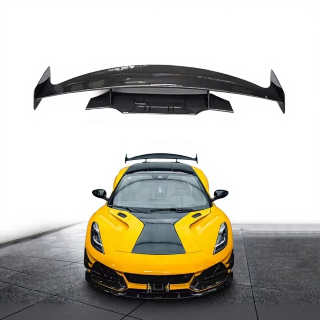 Best Price Upgrade MK Style Dry Carbon Fiber Car Auto Parts Car Racing Wing Rear Spoiler for Lotus Emira