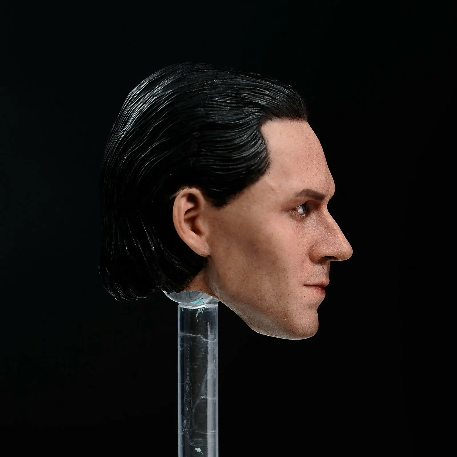 Young Tom Hiddleston Evil God Head Carved Model 1/6 Fit 12'' Worldbox Action Figure